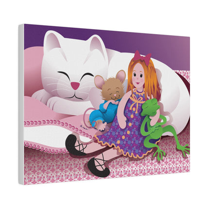 Joy of Friendship – Whimsical Cat, Mouse, and Rag Doll Dreamtime