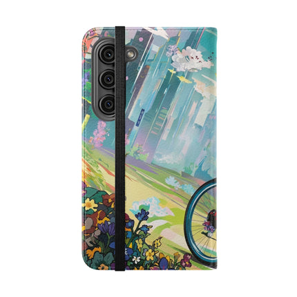 🐸🚵 Cyberpunk Frog Flip Case – High-Tech Adventure & Neon Velocity