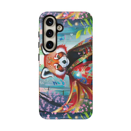 Cybernetic Red Panda Phone Cases