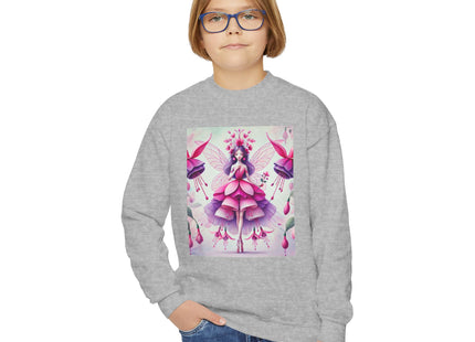 Fuchsia Fairy Youth Crewneck Sweatshirt