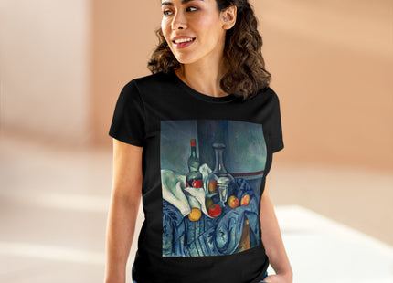 The Peppermint Bottle by Paul Cézanne Women's Midweight Cotton Tee