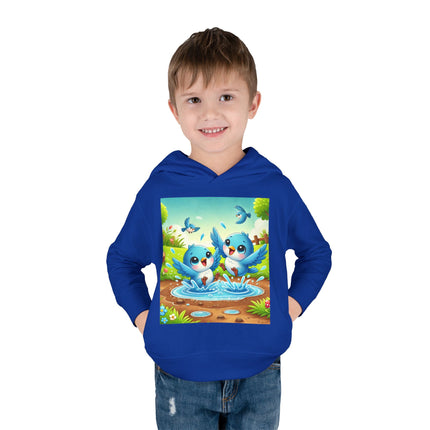 Bluebird Playtime Toddler Pullover Fleece Hoodie
