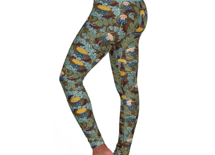 Thistles by Maurice Pillard Verneuil High Waisted Yoga Leggings (AOP)