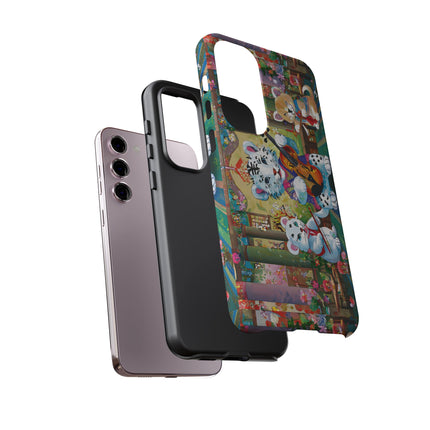 Melodies of the Snow Lion Cub Phone Cases