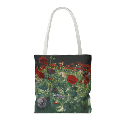 Poppies (A Study of Poppies for Carnation, Lily, Lily, Rose) by John Singer Sargent Tote Bag (AOP)