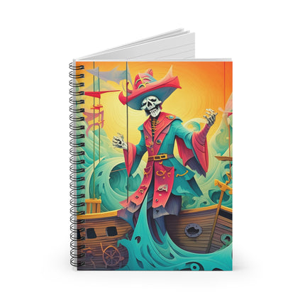 Skeleton Crew of the Misty Seas Spiral Notebook - Ruled Line