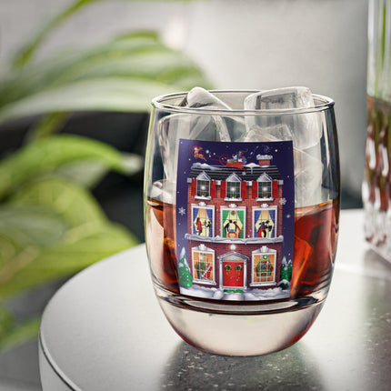 A Christmas Eve Celebration Whiskey Glass