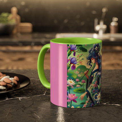 Fairy of the Koi Pond Colorful Mugs (11oz, 15oz)