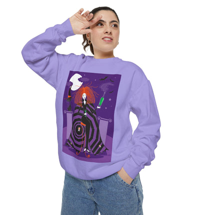 Mystic Elegance Unisex Garment-Dyed Sweatshirt