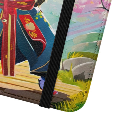 🐀⚔️ Cyber Samurai Rat Flip Case – Neon Discipline & Futuristic Skill