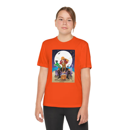 Moonlit Pirate Halloween Youth Competitor Tee
