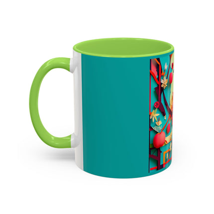 Curious Crow Colorful Mugs (11oz, 15oz)