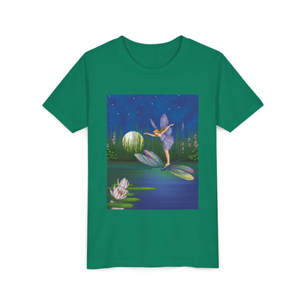 Fairy on a Dragonfly by Ida Rentoul Outhwaite Youth Short Sleeve Tee