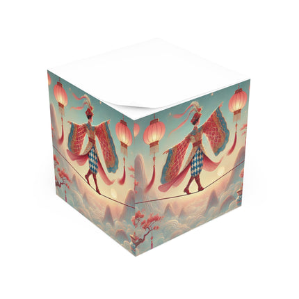 The Lantern Walker Note Cube