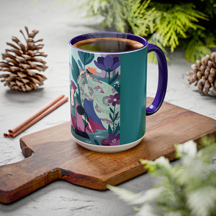 The Ladies Of The Secret Masquerade Colorful Mugs – Art Deco Floral Mystery