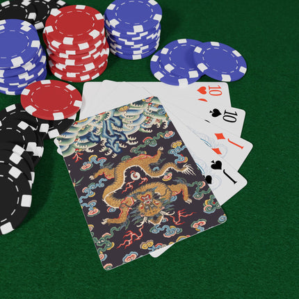 Rank Badge with Dragon with Deer Hooves Playing Cards