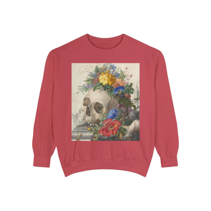 Vanitas Still Life by Herman Henstenburgh Garment-Dyed Sweatshirt