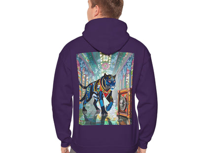 Cyber Panther’s Hunt – Heavy Blend™ Hooded Sweatshirt