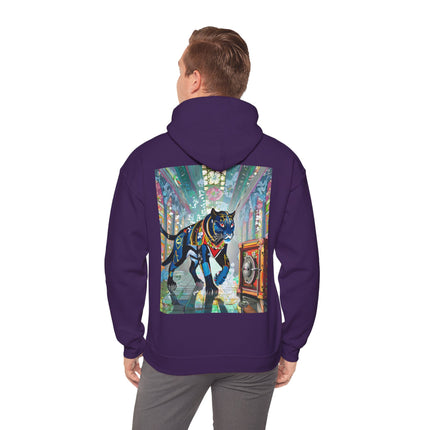 Cyber Panther’s Hunt – Heavy Blend™ Hooded Sweatshirt