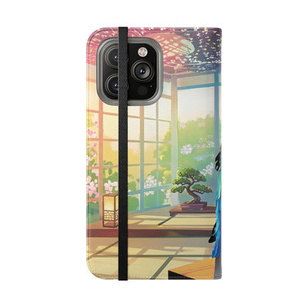 🎧🦜 Parrot DJ Flip Case – Neon Beats & Cyber Groove