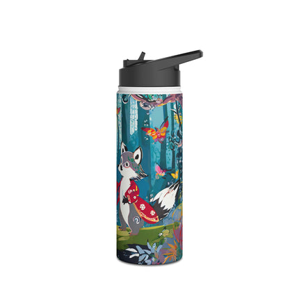 Whimsical Woodland Stainless Steel Water Bottle