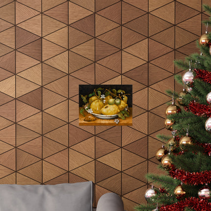 Still Life with Bowl of Citrons by Giovanna Garzoni Matte Horizontal Posters