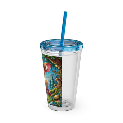 Fawn Defender Sunsplash Tumbler with Straw, 16oz