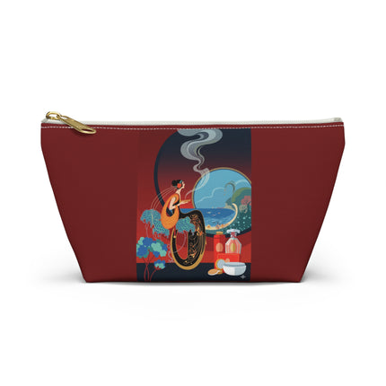 Golden Day Serenade Cosmetic Bag – Elegant Harmony & Sunlit Grace