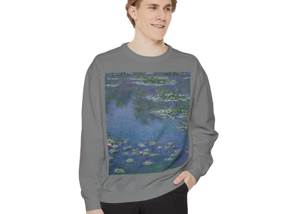 Water Lilies by Claude Monet Unisex Garment-Dyed Sweatshirt