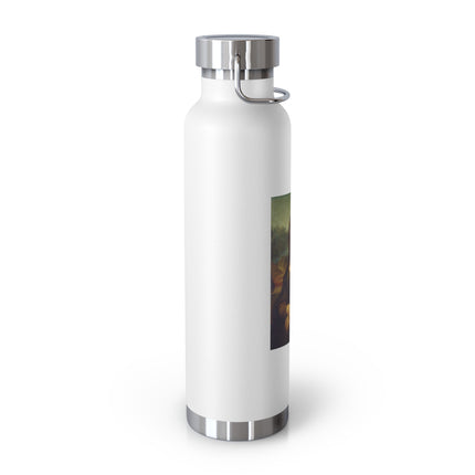 Mona Lisa by Leonardo da Vinci Copper Vacuum Insulated Bottle, 22oz