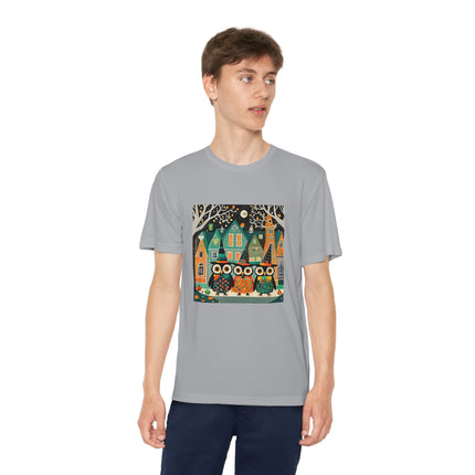 Night of the Trick-or-Treating Owlets Youth Competitor Tee