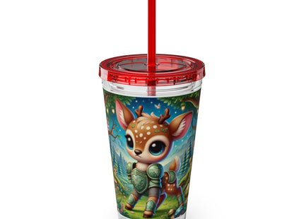 Fawn Defender Sunsplash Tumbler with Straw, 16oz