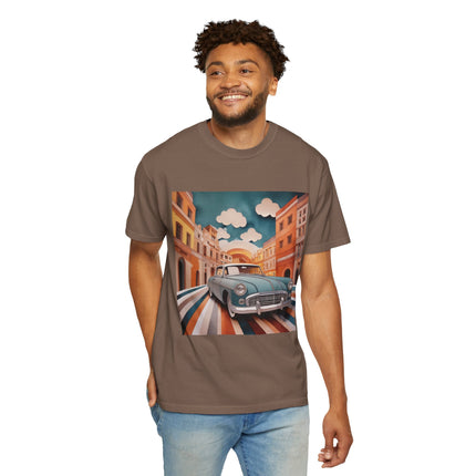 1960 Alfa Romeo Giulietta Unisex Garment-Dyed T-shirt