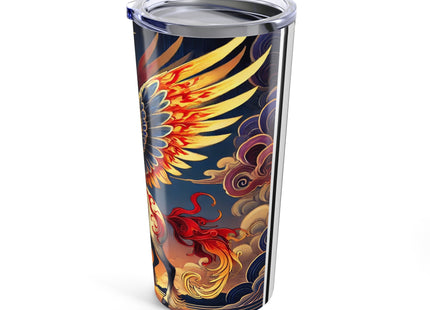 Flame-Winged Horse at Sunset Tumbler 20oz