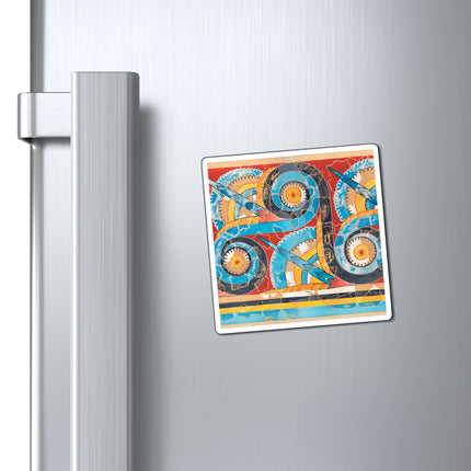 Reproduction of S-Spiral Frieze by Emile Gilliéron Magnet (3 Sizes)