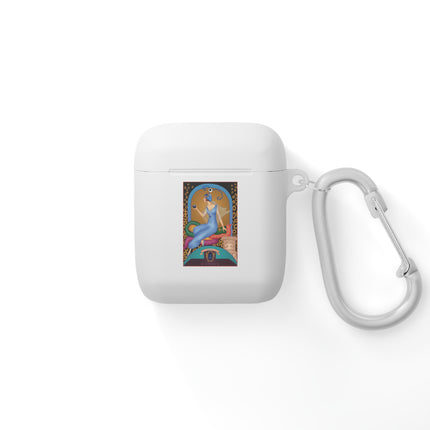 September & Sapphire AirPods Case — Gem Series by Sofia Chiostri