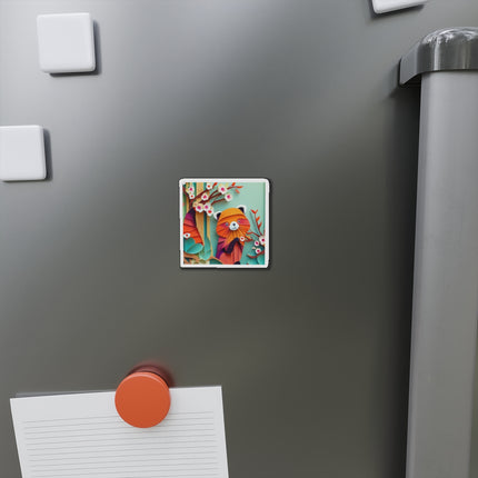 A Playful Red Panda Die-Cut Magnets (5 Sizes)