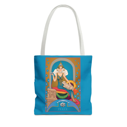 Astrology Gem Series: April & Diamond Tote Bag