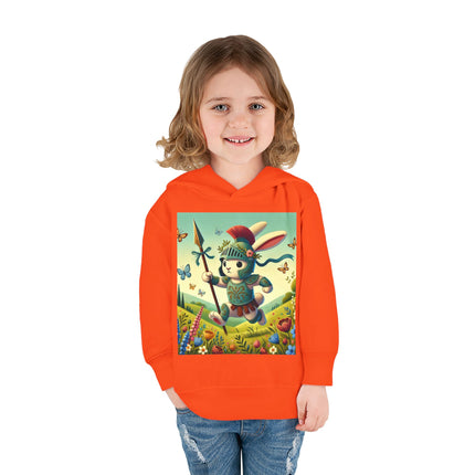 Rabbit Gladiator Toddler Pullover Fleece Hoodie
