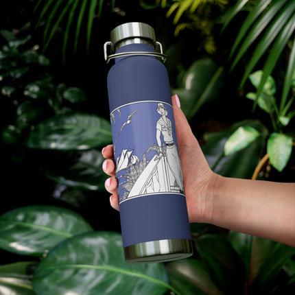Coastal Elegance Copper Vacuum Insulated Bottle, 22oz