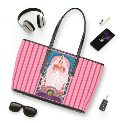 August & Peridot (from the Gem Series) by Sofia Chiostri PU Leather Shoulder Bag