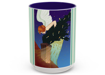 The Christmas Angel Colorful Mugs (11oz, 15oz)