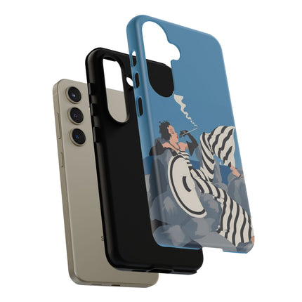 Art Deco Smoker Phone Case – Glamorous Lounging & Timeless Allure