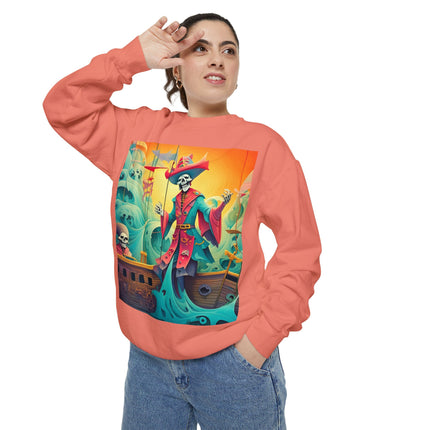 Skeleton Crew of the Misty Seas Unisex Garment-Dyed Sweatshirt