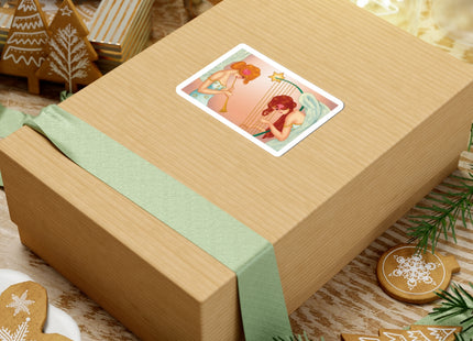Heavenly Angel Duet Kiss-Cut Stickers (4 Sizes)
