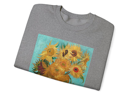 Vase with Twelve Sunflowers by Vincent Van Gogh Heavy Blend™ Crewneck Sweatshirt