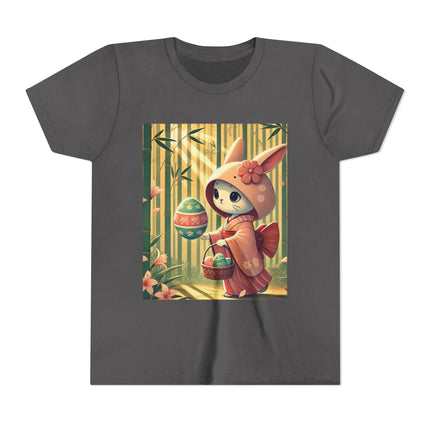 Geisha Kitten’s Easter Stroll Youth Short Sleeve Tee