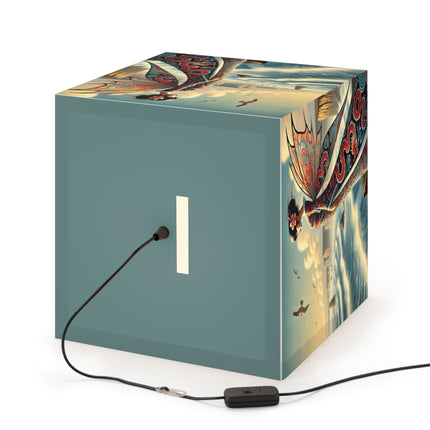 🌊🧚 The Coastal Fairy Light Cube Lamp – Serene Grace & Oceanic Magic