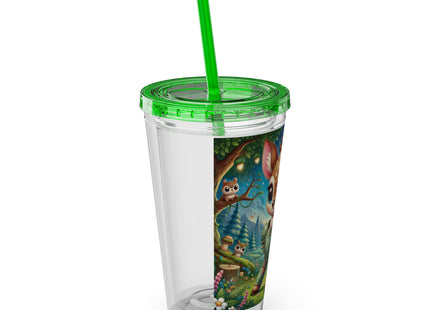 Fawn Defender Sunsplash Tumbler with Straw, 16oz