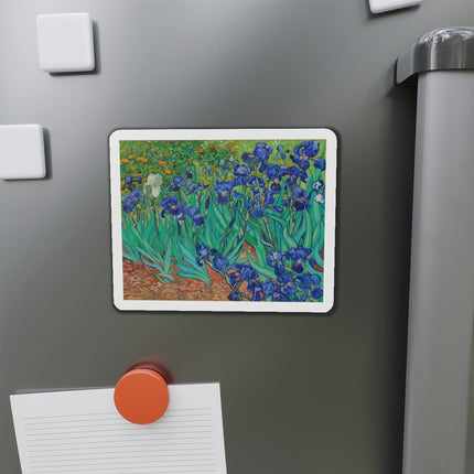 Irises by Vincent Van Gogh Die-Cut Magnets (5 Sizes)
